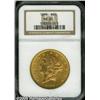 Image 1 : 1898 $20 MS61 NGC. Sharply struck, with peach-gol