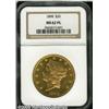 Image 1 : 1898 $20 MS62 Prooflike NGC. A flashy apricot-gol