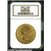 1898-S $20 MS62 NGC. Peach and greenish-gold hues