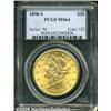 Image 3 : 1898-S $20 MS64 PCGS. Sharply struck and highly l