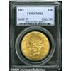 Image 1 : 1902 $20 MS62 PCGS. A scarce, low mintage issue t