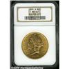 Image 1 : 1902-S $20 MS62 NGC. Bright peach-gold patina emb