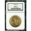 Image 1 : 1903-S $20 MS61 NGC. Bright, lustrous surfaces ta