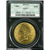 Image 1 : 1904 $20 MS61 PCGS. Sharply struck, with bright y
