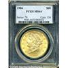 Image 1 : 1904 $20 MS64 PCGS. A lustrous and carefully pres