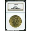 Image 1 : 1904 $20 MS64 NGC. Soft glowing luster emits from