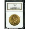 Image 1 : 1904-S $20 MS61 NGC. Radiant luster, good color, 