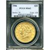 Image 1 : 1906 $20 MS62 PCGS. A satiny and sharply struck D
