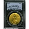 Image 3 : 1907 $20 High Relief, Flat Rim MS64 PCGS. Just a 