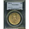 Image 3 : 1909-D $20 MS64 PCGS. As might be expected from t