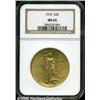 Image 3 : 1910 $20 MS65 NGC. Soft, frosty luster provides e