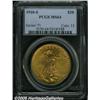 Image 1 : 1910-S $20 MS64 PCGS. Sharply struck and fully lu