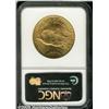 Image 2 : 1913-D $20 MS63 NGC. Lightly abraded surfaces wit
