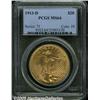 Image 1 : 1913-D $20 MS64 PCGS. Bright apricot-gold surface