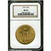 Image 1 : 1914 $20 MS62 NGC. Nicely struck, with apricot-go