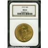 Image 1 : 1915 $20 MS62 NGC. Lightly abraded surfaces with 