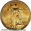 Image 1 : 1915-S $20 MS66 NGC. Blazing yellow-gold luster t