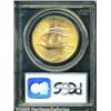 Image 2 : 1923-D $20 MS66 PCGS. Intense luster with copper-