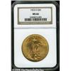 Image 3 : 1923-D $20 MS66 NGC. Fully struck and highly lust