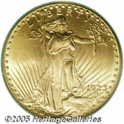 1923-D $20 MS66 PCGS. The 1923-D is one of the be