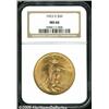 Image 3 : 1923-D $20 MS66 NGC. Blazing luster, a crisp stri