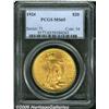 Image 1 : 1924 $20 MS65 PCGS. Radiant mint luster and surfa