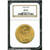 Image 3 : 1924 $20 MS66 NGC. With intense, frosty luster an
