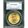 Image 3 : 1925 $20 MS66 PCGS. Dazzling, intensely lustrous 