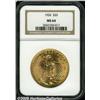 Image 1 : 1926 $20 MS64 NGC. Flashy luster and sharply stru