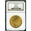 Image 1 : 1927 $20 MS64 NGC. Well struck, with peach-gold p