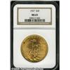 Image 1 : 1927 $20 MS65 NGC. Vibrant and fully struck with 
