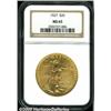 Image 1 : 1927 $20 MS65 NGC. A high quality type coin that 