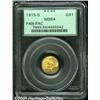 Image 1 : 1915-S G$1 Panama-Pacific Gold Dollar MS64 PCGS. 