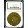 Image 3 : 1855 $50 Wass Molitor Fifty Dollar XF45 NGC. K-9,