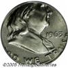 Image 1 : 1963 50C Franklin Half Dollar--Struck on a Nickel