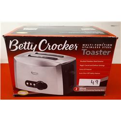 BETTY CROCKER TOASTER