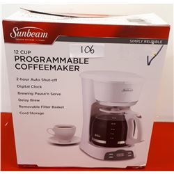 SUNBEAM 12 CUP PROGRAMMABLE COFFEEMAKER