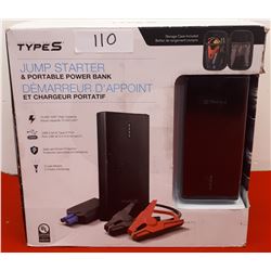 TYPE S JUMP STARTER & PORTABLE POWER BANK