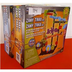 TECHNO GEARS MARBLE MANIA CATAPULT & ZANY TRAX