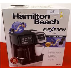HAMILTON BEACH FLEX BREW 2-WAY COFFEEMAKER