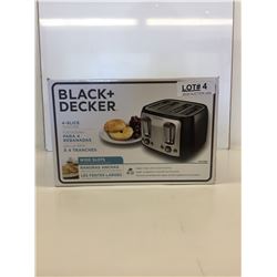 BLACK AND DECKER 4 SLICE TOASTER