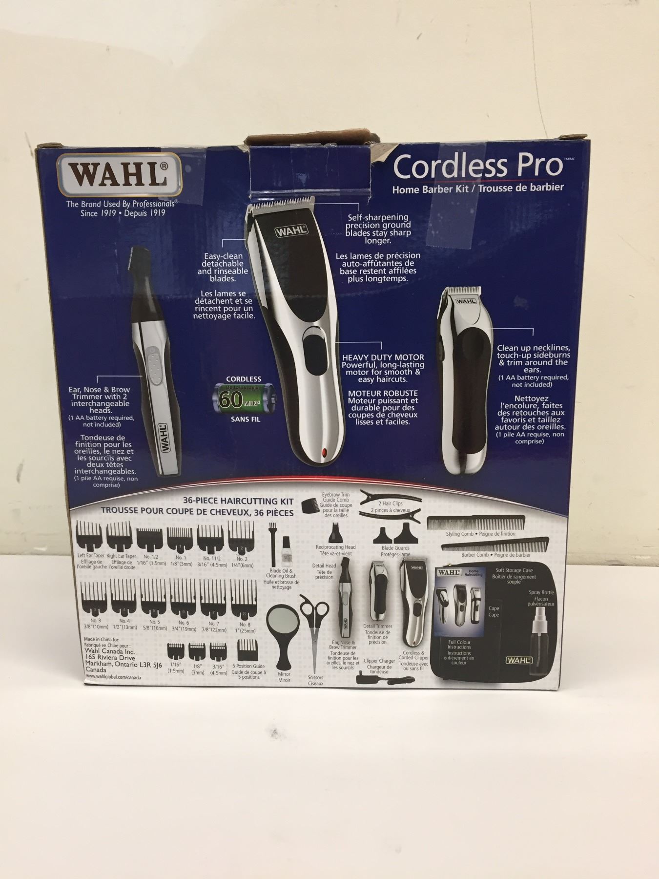 cordless pro home barber kit