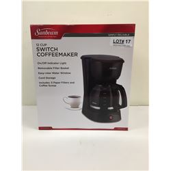 SUNBEAM 12 CUP SWITCH COFFEEMAKER