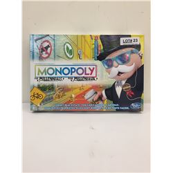 MONOPOLY FOR MILLENNIALS BOARD GAME