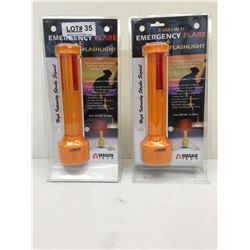 3IN1 EMERGENCY FLASHLIGHT FLARES X2