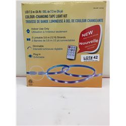 COLOUR CHANGING TAPE LIGHT KIT 24FT
