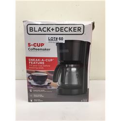 BLACK AND DECKER 5CUP COFFEE MAKER