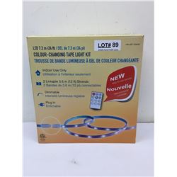 COLOUR CHANGING TAPE LIGHT KIT 24FT