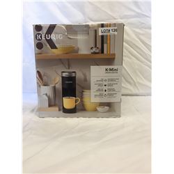 KEURIG MINI SINGLE SERVE COFFEE MAKEER FITS ANYWHERE