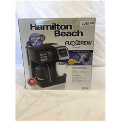HAMILTON BEACH TWO WAY 12 CUP FLEXBREW COFFEE MAKER